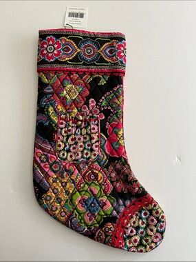 Vera Bradley Holiday Stocking in Symphony In Hue